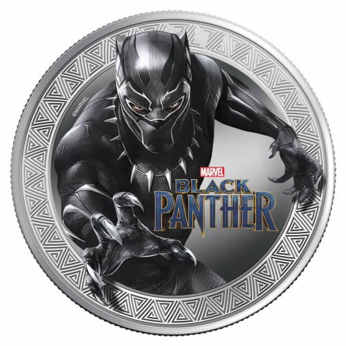 Perth-Mint-New-Release:-Marvel-Black-Panther-2018-1-Oz-Silver-Proof-Coin
